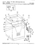 Diagram for 05 - Cabinet, Top Cover & Water Valve (rear)