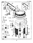 Diagram for 16 - Tub (lse9900acl,acw,adl,adw)