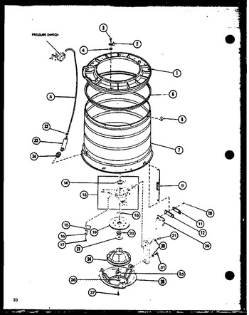 Diagram for LWD862 (BOM: P7804708W W)