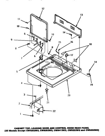 Diagram for LW6111WB (BOM: PLW6111WB A)