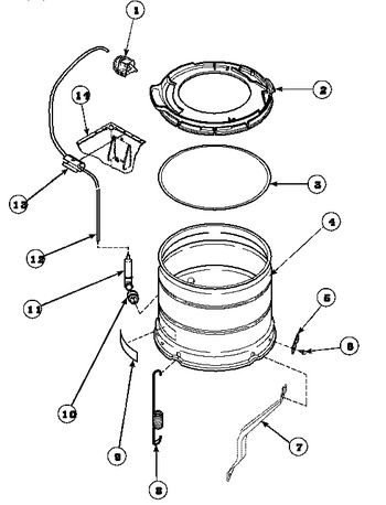 Diagram for LW8463W2 (BOM: PLW8463W2 B)