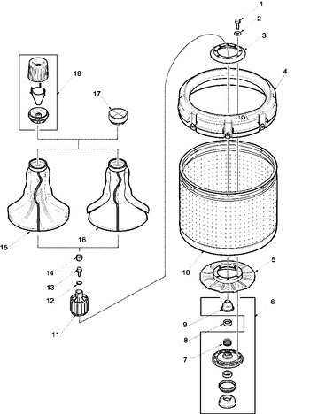 Diagram for LWC05AW (BOM: PLWC05AW)