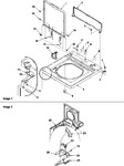 Diagram for 03 - Cabinet Top, Loading Door & Door Switch