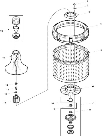 Diagram for LWA90AL (BOM: PLWA90AL)