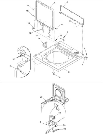 Diagram for LWG65AW (BOM: PLWG65AW)