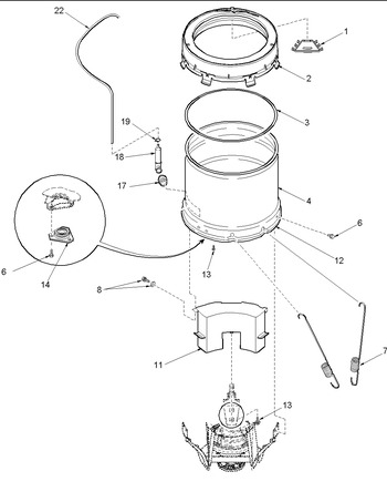 Diagram for LWG65AW (BOM: PLWG65AW)