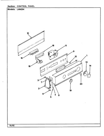 Diagram for LWM204H