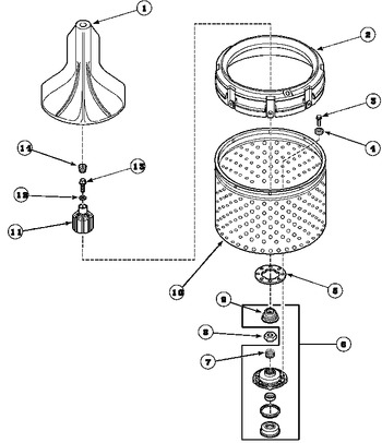 Diagram for LWS01AW (BOM: PLWS01AW)