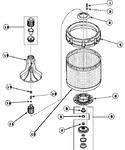 Diagram for 03 - Agitator/drive Bell/seal Kit/tub & Hub