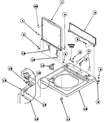 Diagram for LWS01AW (BOM: PLWS01AW)