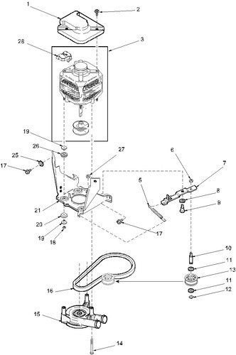 Diagram for LWX20AW (BOM: PLWX20AW)