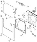 Diagram for 09 - Door, Shroud, Front Panel & Latch Assy