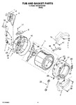 Diagram for 06 - Tub And Basket Parts