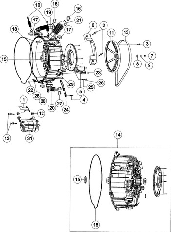 Diagram for MAH8700AWM