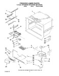 Diagram for 02 - Freezer Liner Parts