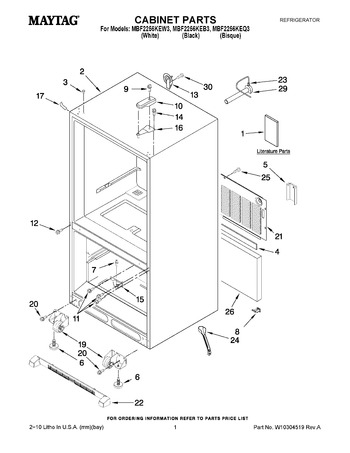 Diagram for MBF2256KEW3