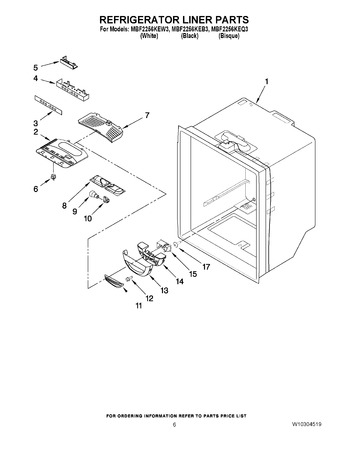 Diagram for MBF2256KEW3