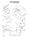 Diagram for 02 - Freezer Liner Parts