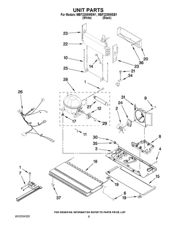 Diagram for MBF2258WEW1