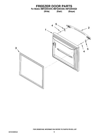 Diagram for MBF2258XEW0