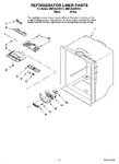 Diagram for 04 - Refrigerator Liner Parts