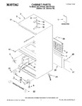 Diagram for 01 - Cabinet Parts