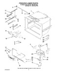 Diagram for 02 - Freezer Liner Parts