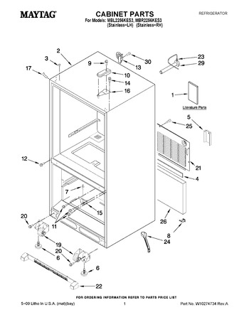 Diagram for MBL2256KES3