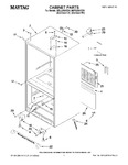 Diagram for 01 - Cabinet Parts