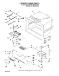 Diagram for 02 - Freezer Liner Parts