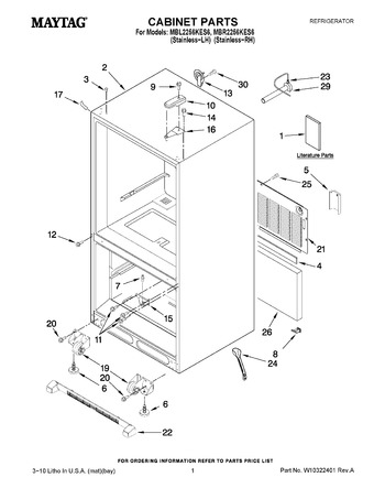 Diagram for MBR2256KES6