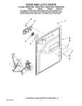 Diagram for 03 - Door And Latch Parts