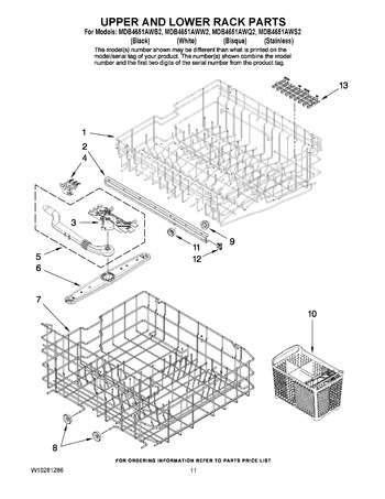 Diagram for MDB4651AWW2