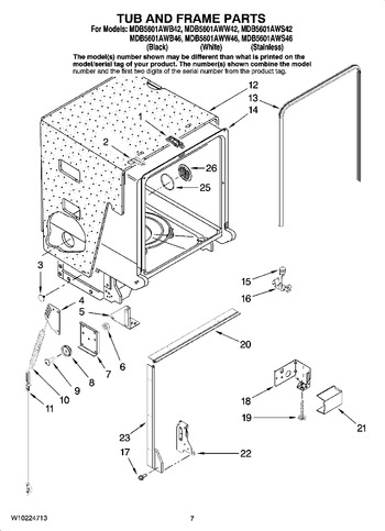 Diagram for MDB5601AWW46