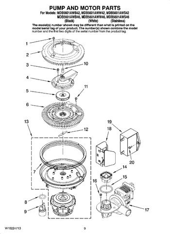 Diagram for MDB5601AWW46