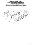 Diagram for 02 - Control Panel Parts