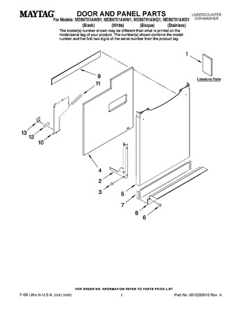 Diagram for MDB6701AWW1