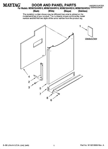 Diagram for MDB6702AWW10