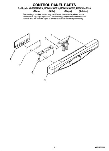 Diagram for MDB6702AWW10