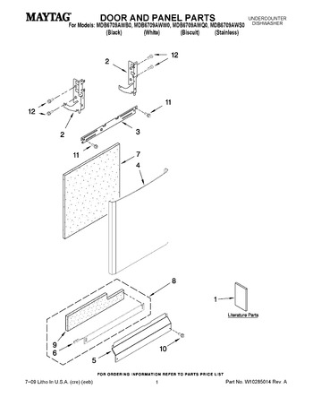 Diagram for MDB6709AWW0