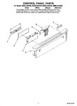 Diagram for 02 - Control Panel Parts