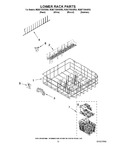 Diagram for 10 - Lower Rack Parts