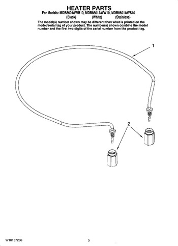 Diagram for MDB8601AWB10