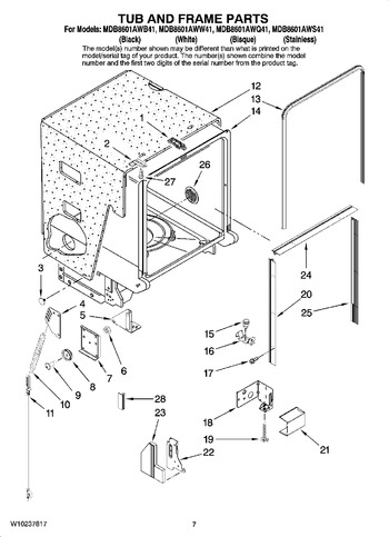 Diagram for MDB8601AWB41