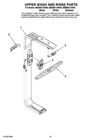 Diagram for MDB8851AWB0