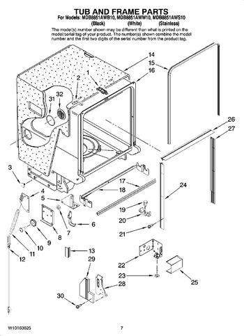 Diagram for MDB8851AWW10