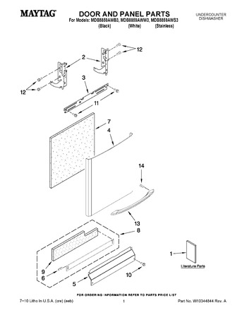 Diagram for MDB8859AWW3