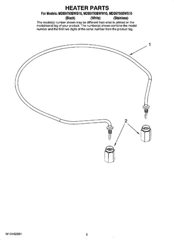 Diagram for MDB9750BWS10