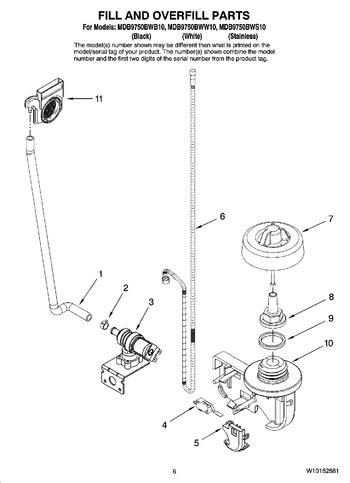 Diagram for MDB9750BWS10