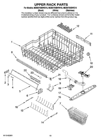 Diagram for MDB9750BWS10